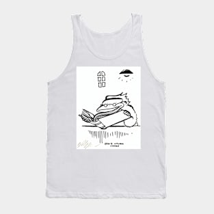 Scholarly Ape Reads Ancient Tome Tank Top